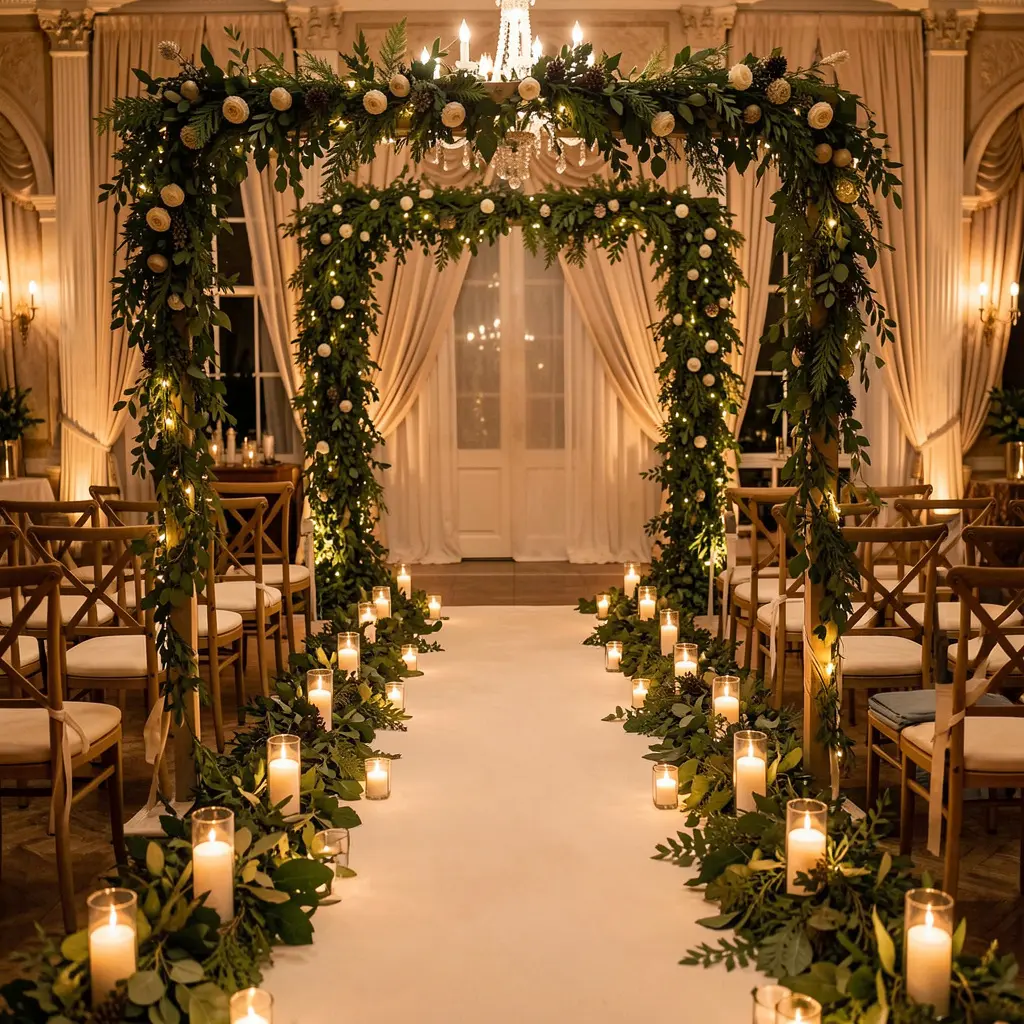 Premium event decoration package with elegant styling